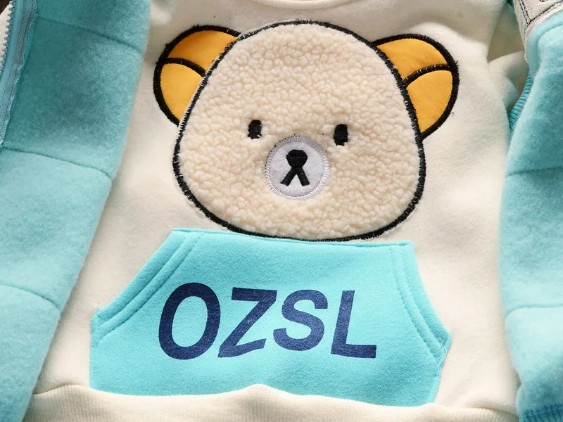 Thick Baby Sweater Set