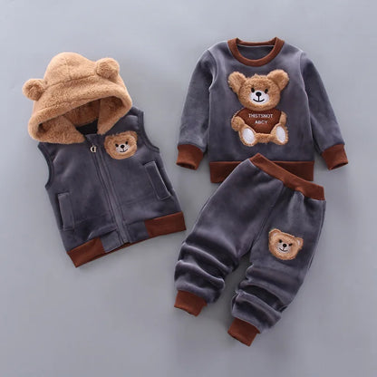 Thick Baby Sweater Set