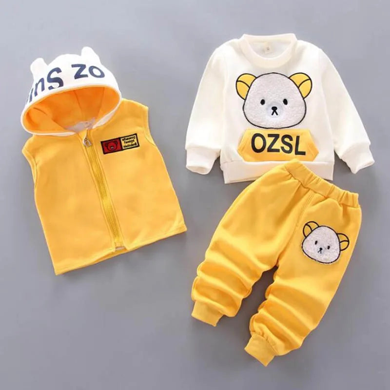 Thick Baby Sweater Set