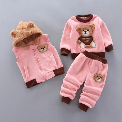 Thick Baby Sweater Set