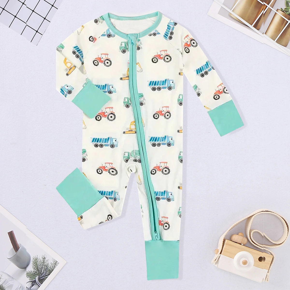 Baby Boy Bear Romper