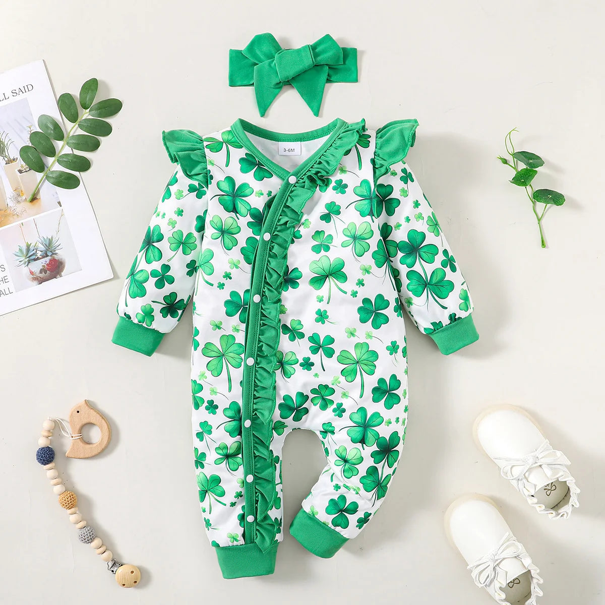 Baby Boy Bear Romper