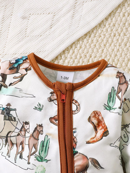 Baby Boy Bear Romper