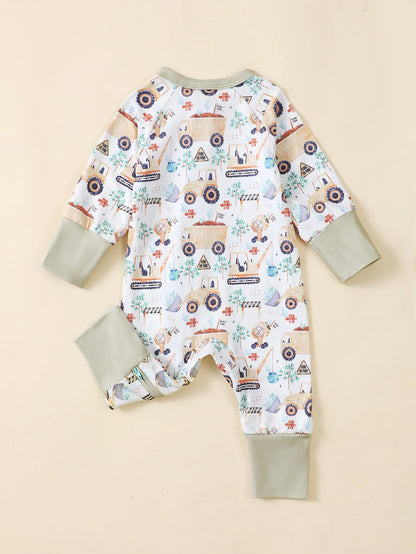 Baby Boy Bear Romper