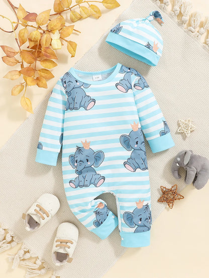 Baby Boy Bear Romper