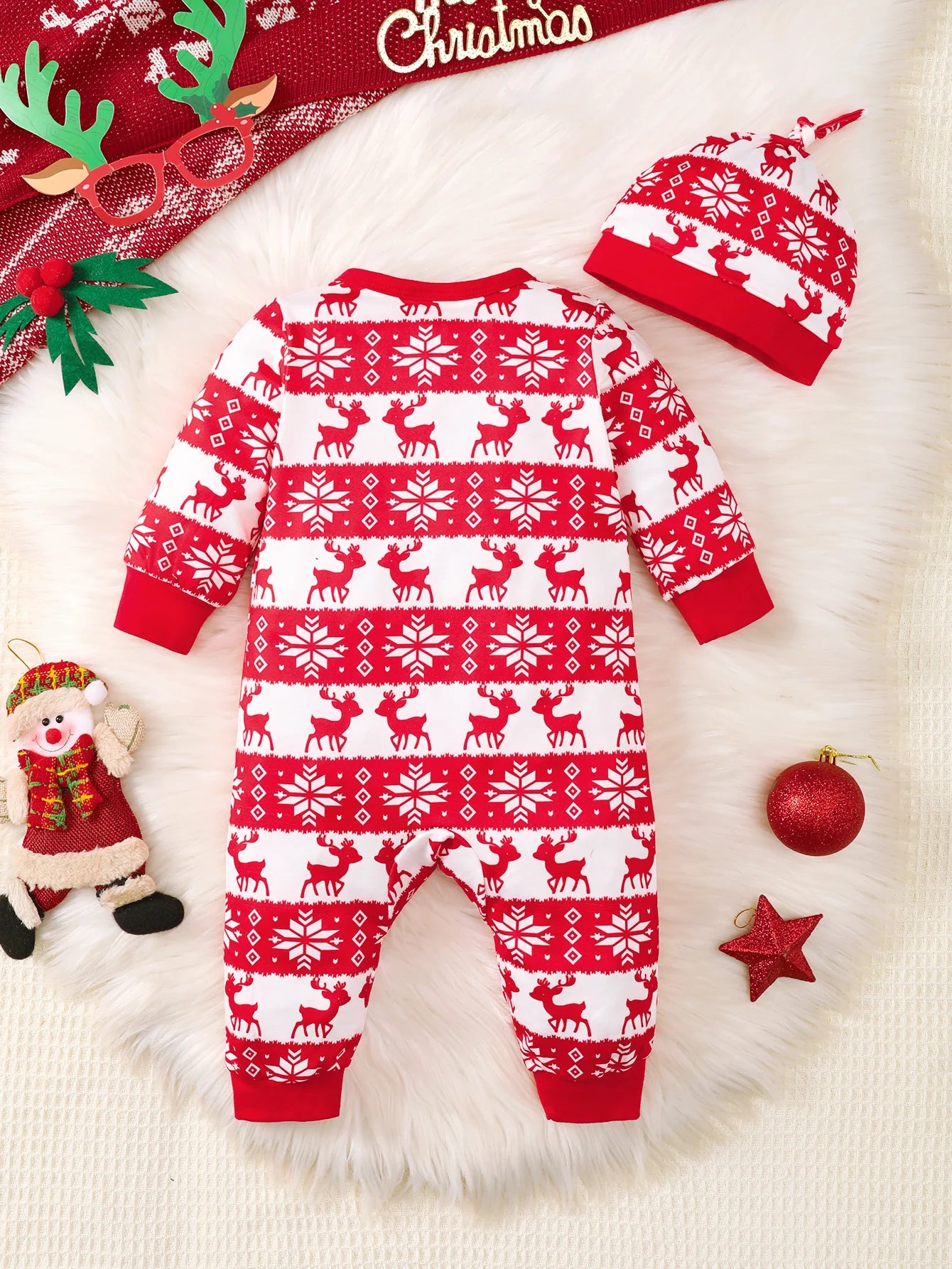 Baby Boy Bear Romper