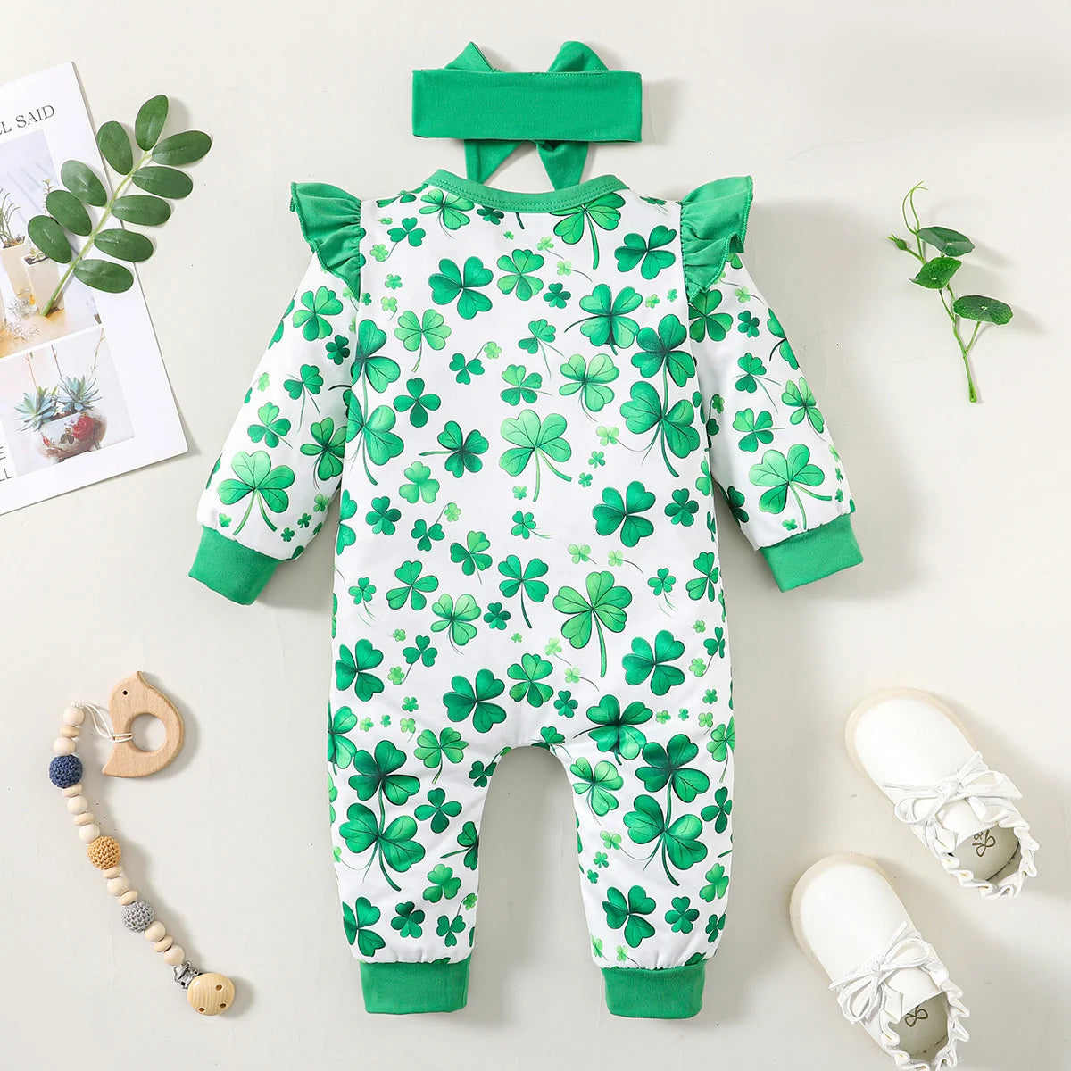 Baby Boy Bear Romper
