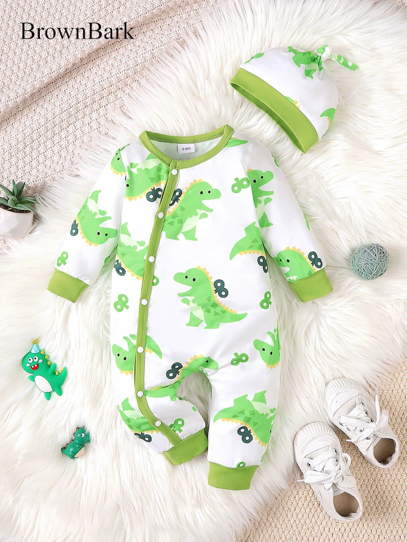 Baby Boy Bear Romper