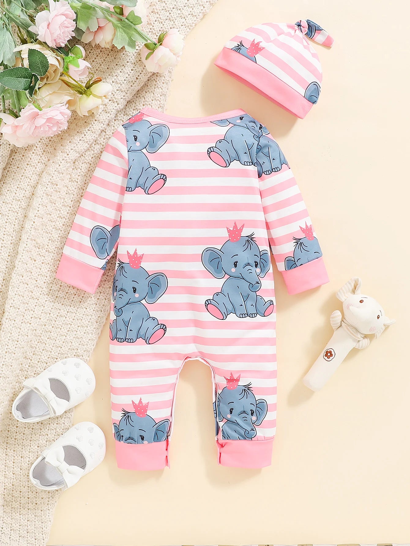 Baby Boy Bear Romper
