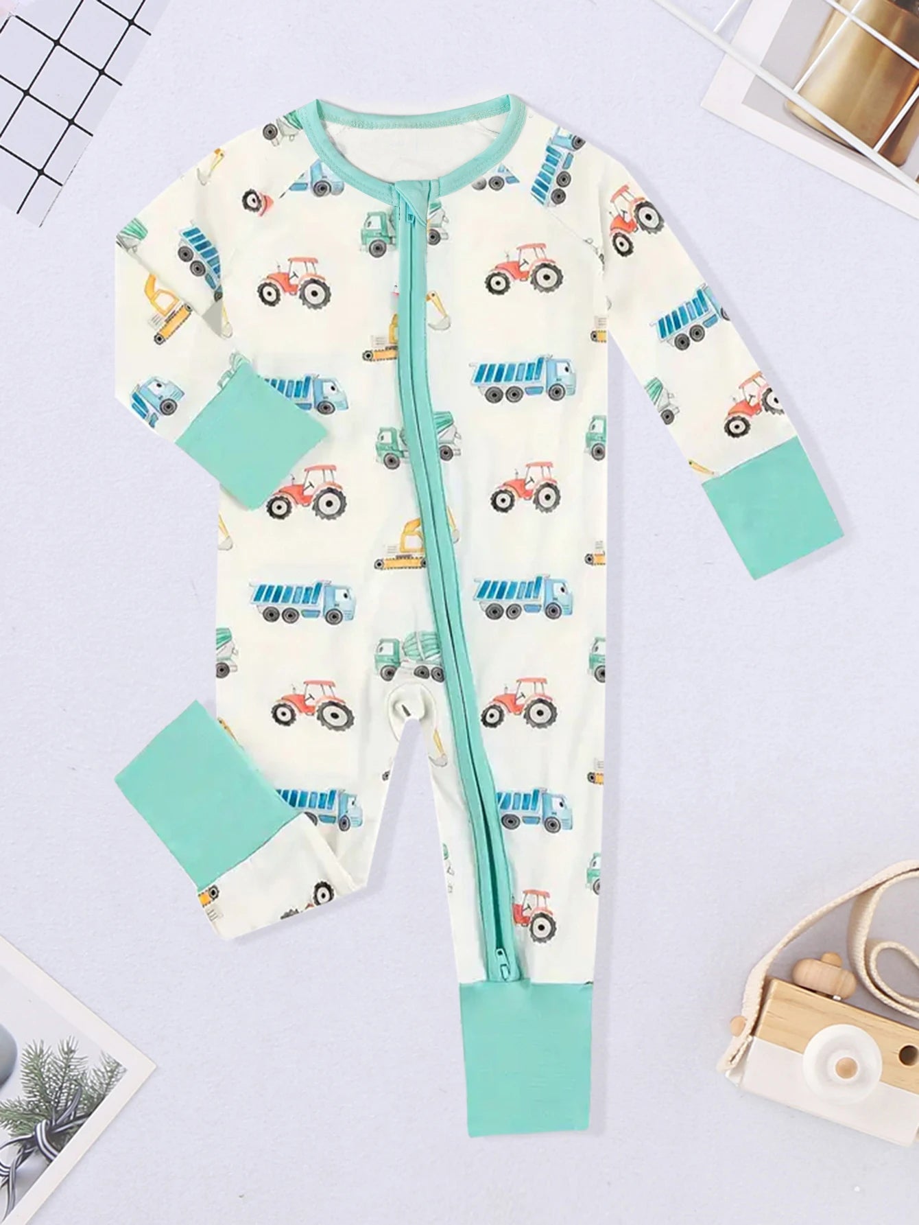 Baby Boy Bear Romper