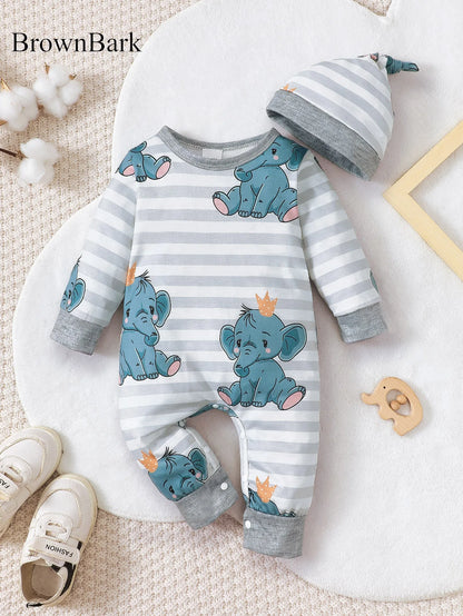 Baby Boy Bear Romper