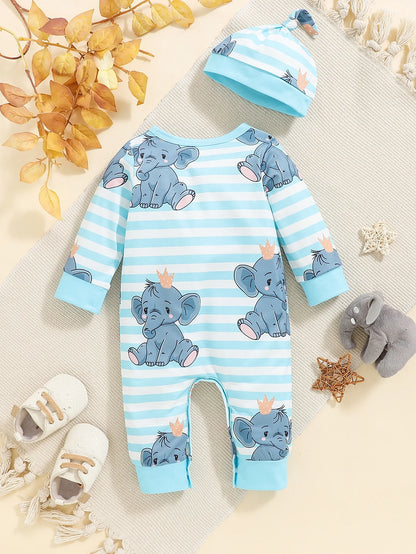 Baby Boy Bear Romper