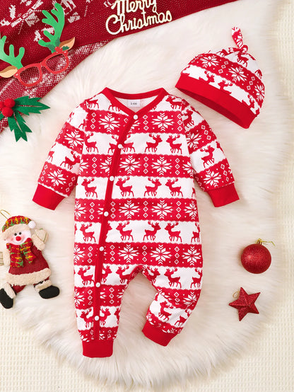 Baby Boy Bear Romper