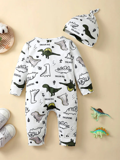 Baby Boy Bear Romper
