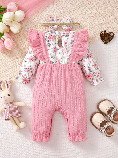 Baby Boy Bear Romper