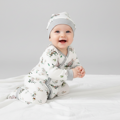 Baby Boy Bear Romper